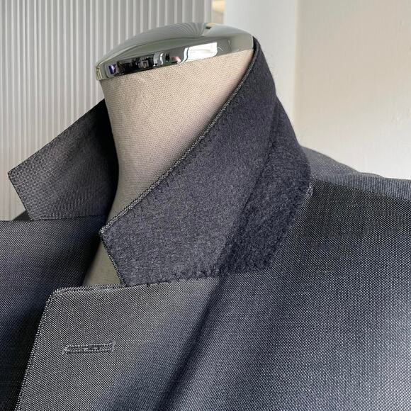 Paul Smith Reda Super 110s Wool Blazer Charcoal Gray 56 - Picture 7 of 7